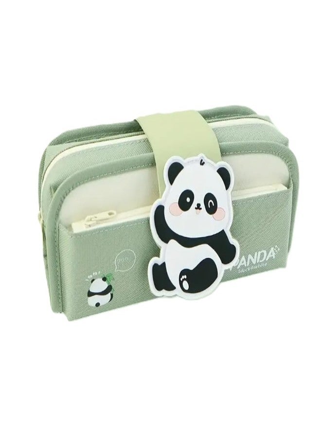 GETNAKSH Large Capacity Detachable Cartoon Pencil Case Detachable Cute Aesthetic Pencil Case for Girls Multifunctional Stationery Organizer for School Office (G P Pouch) - Image 1